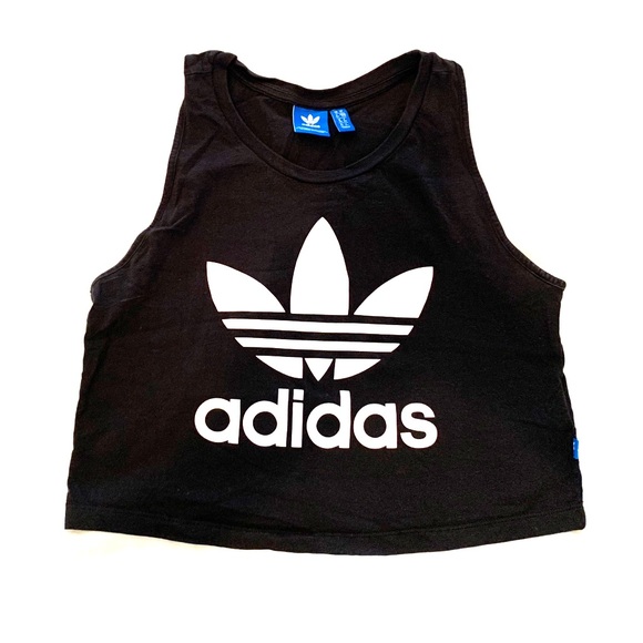 adidas white smoke tank top